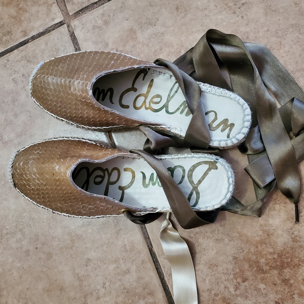 Sam Edelman Women's Tan Espadrille Flats